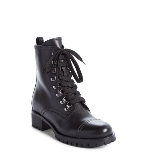 prada womens wedge ankle boots|prada combat boots women's.